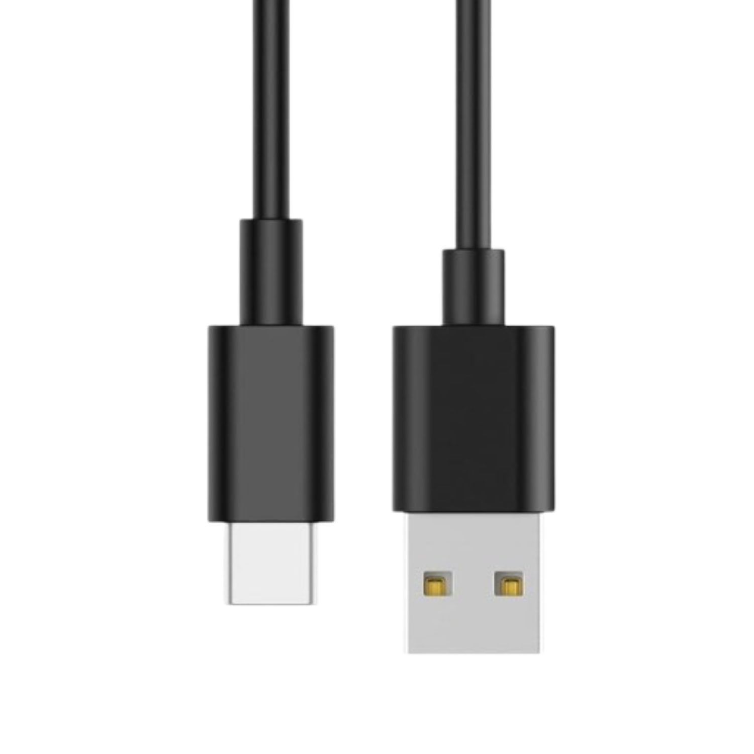Black 1m USB-A to USB-C charger cable for Asus phones, compatible with electronics accessories by 9eight5.