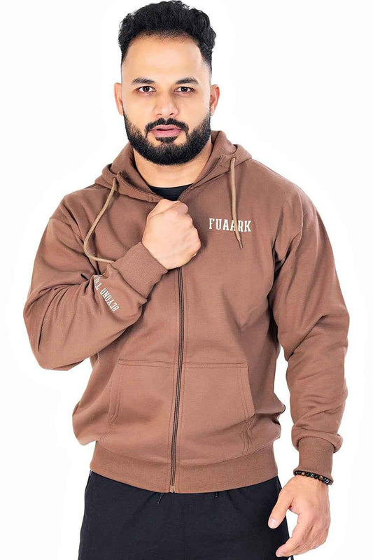 Oversized Frost Jacket Coffee