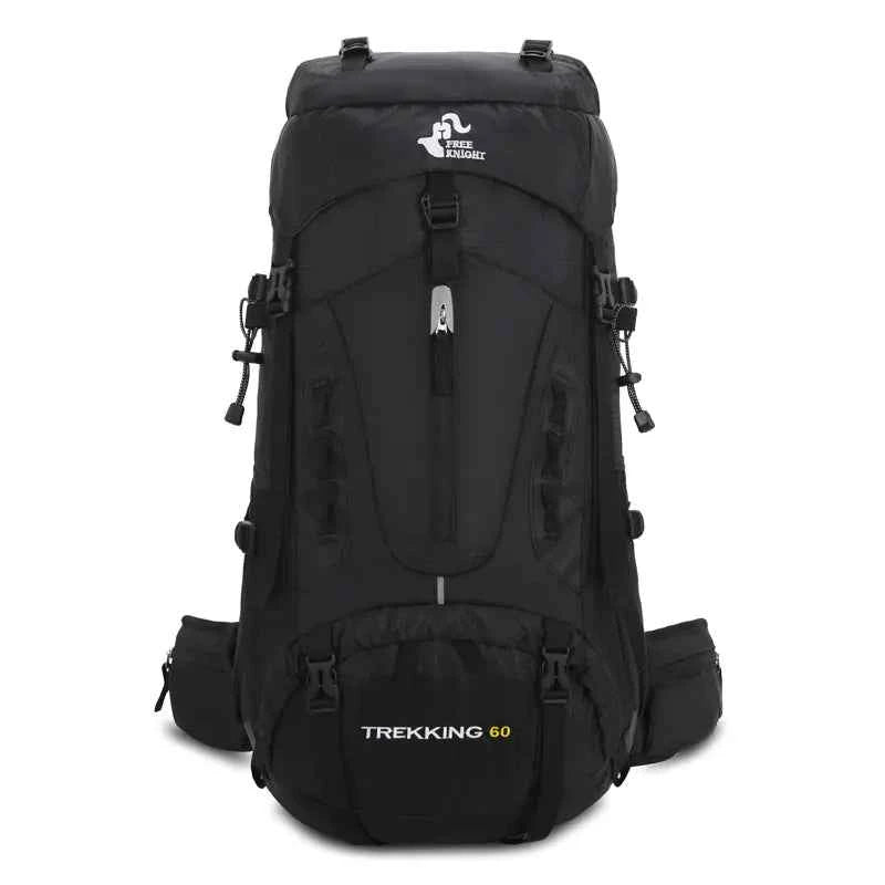 60L Hiking Backpack with Rain Cover for Outdoor Use