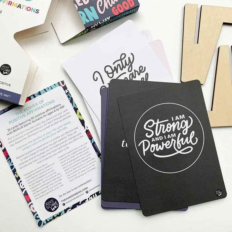 Positive Affirmation Card Set (age 6+)