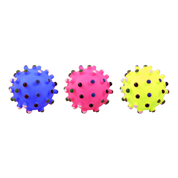 Pawise Vinyl Spiky Dot Ball Large Animal Addiction Limited