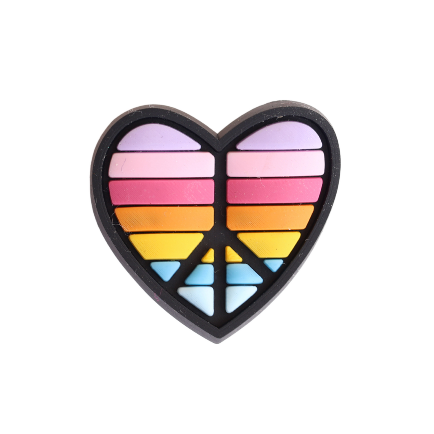 Peace Heart Charm Walkieez