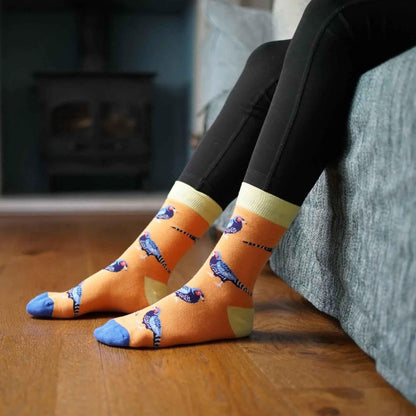 Save the Pheasant Bamboo Socks