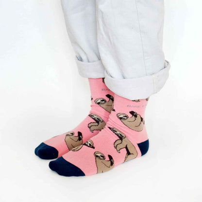 Save the Sloths Bamboo Socks