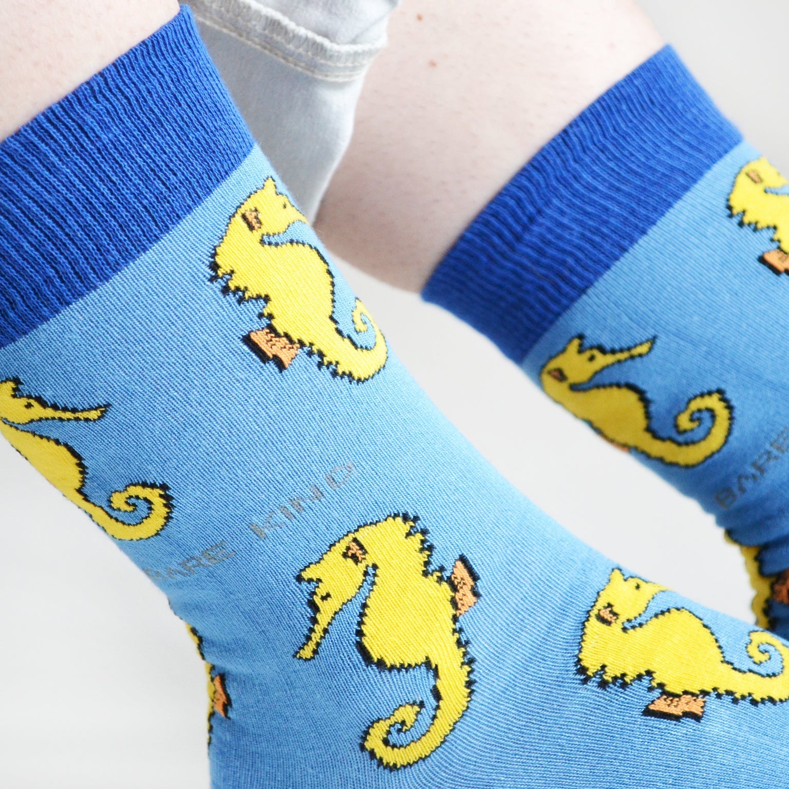 Save the Seahorses Bamboo Socks Barekind NZ