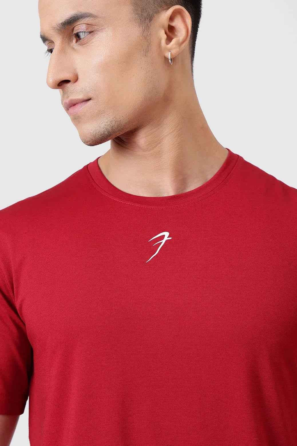 Pulse Running T-shirt Deep Red