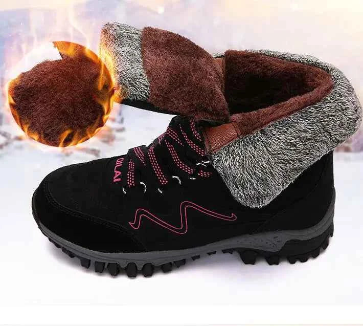 Women's Winter Outdoor Snow Boots for Hiking and Skiing