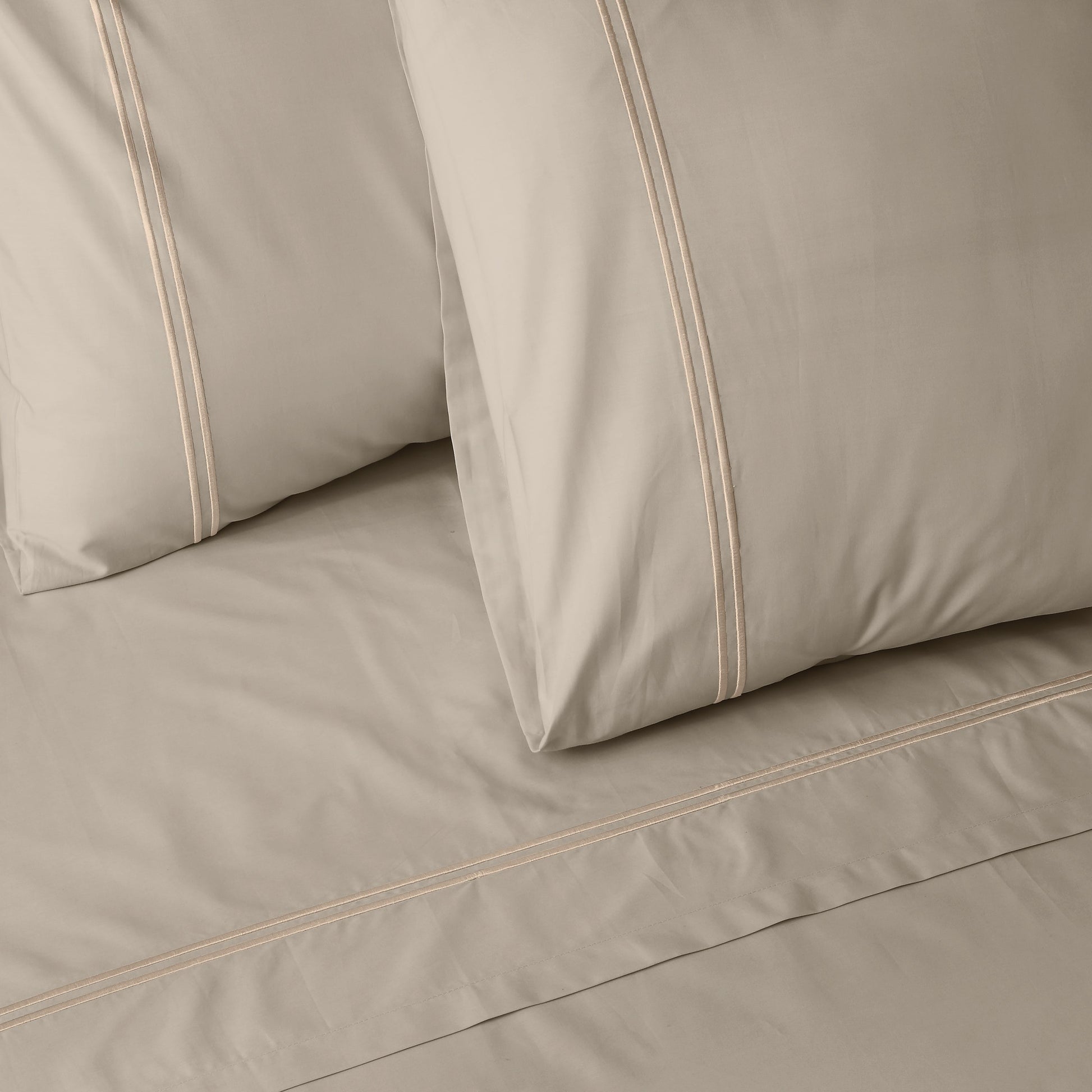 ORGANIC COTTON COLOURED SHEET SET - DUNE Whites of London NZ
