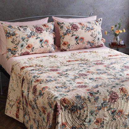 PERCALE REVERSIBLE QUILT SET- MIA Whites of London NZ