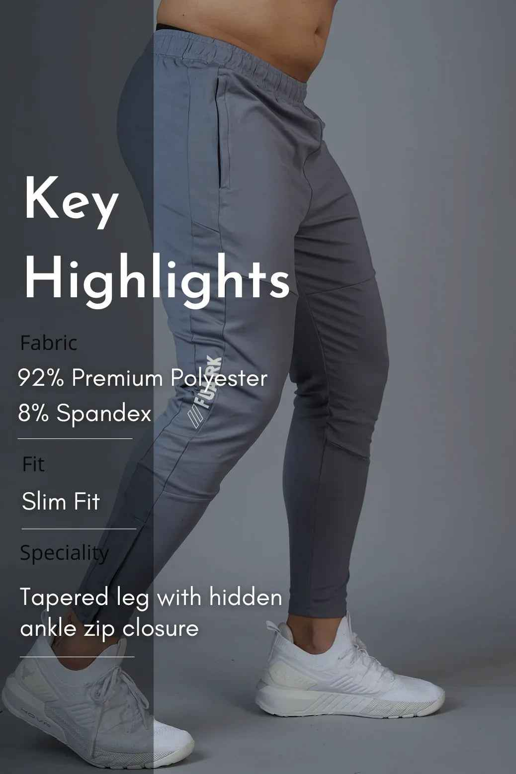 Hybrid Slim Tracks Light Grey