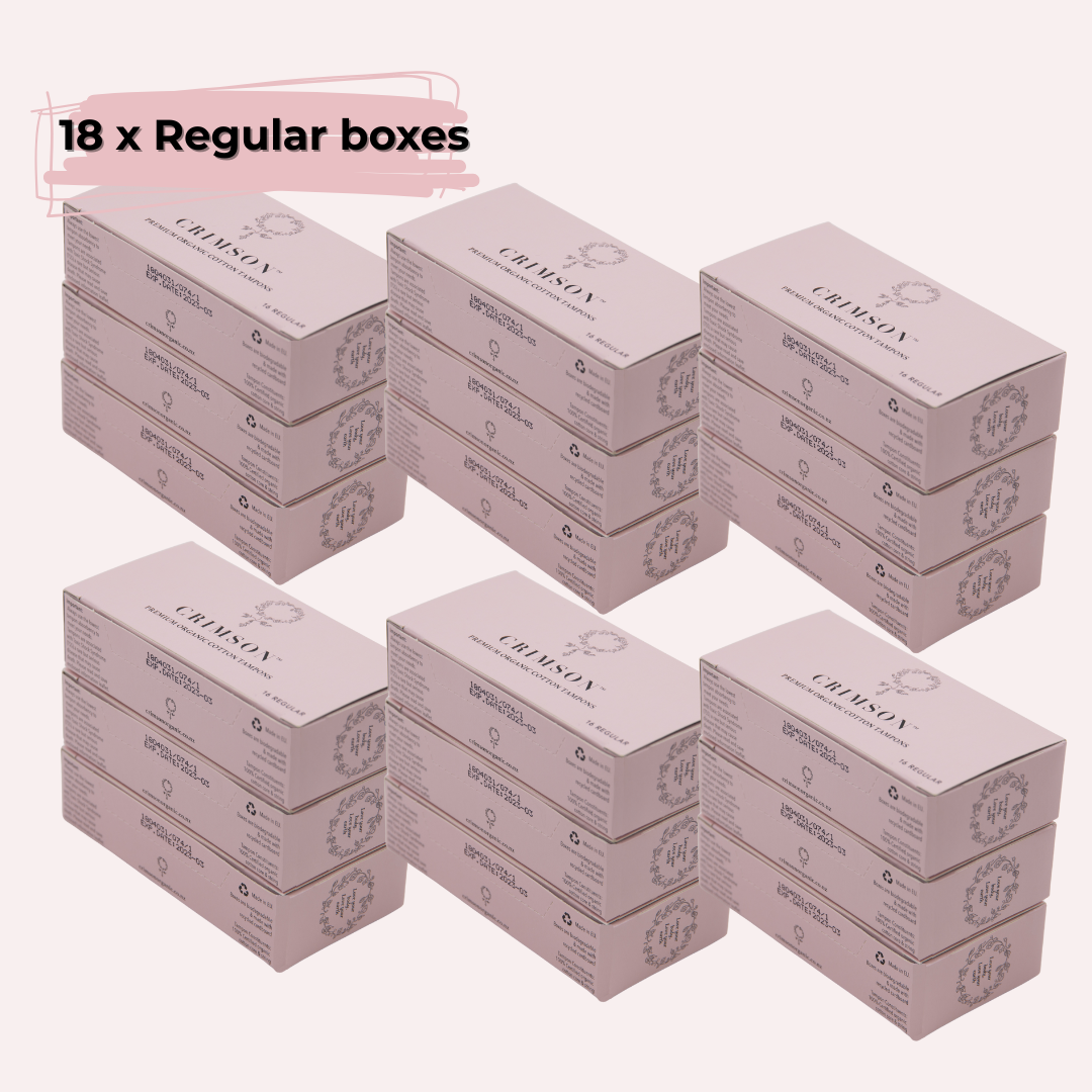 Regular Organic Tampons - 12 Month Supply - ShopHub