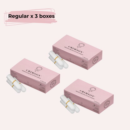 Regular Tampons - 2 Month Supply - for medium flow - ShopHub