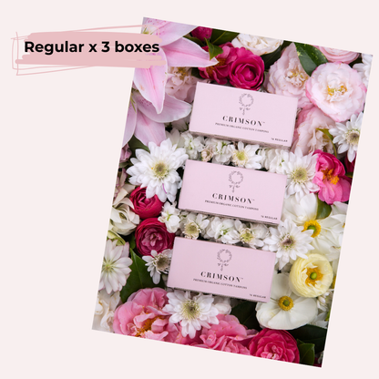 Regular Tampons - 2 Month Supply - for medium flow - ShopHub