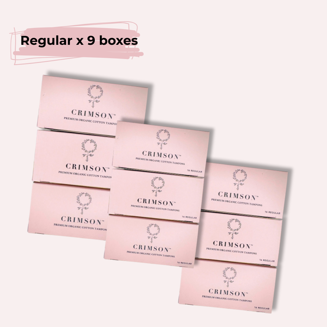 Regular Organic Cotton Tampons - 6 Month Supply - ShopHub