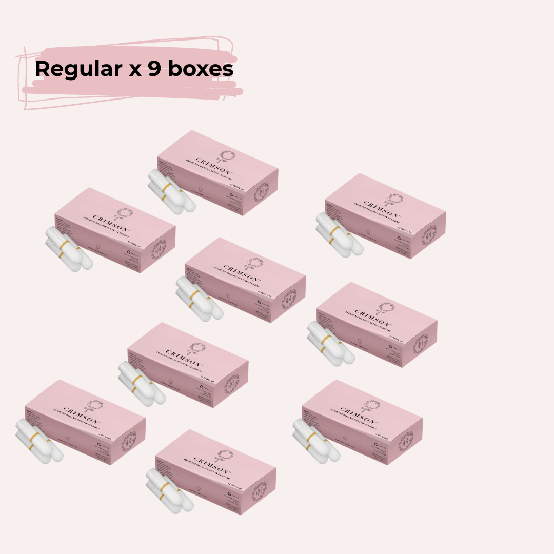Regular Organic Cotton Tampons - 6 Month Supply - ShopHub