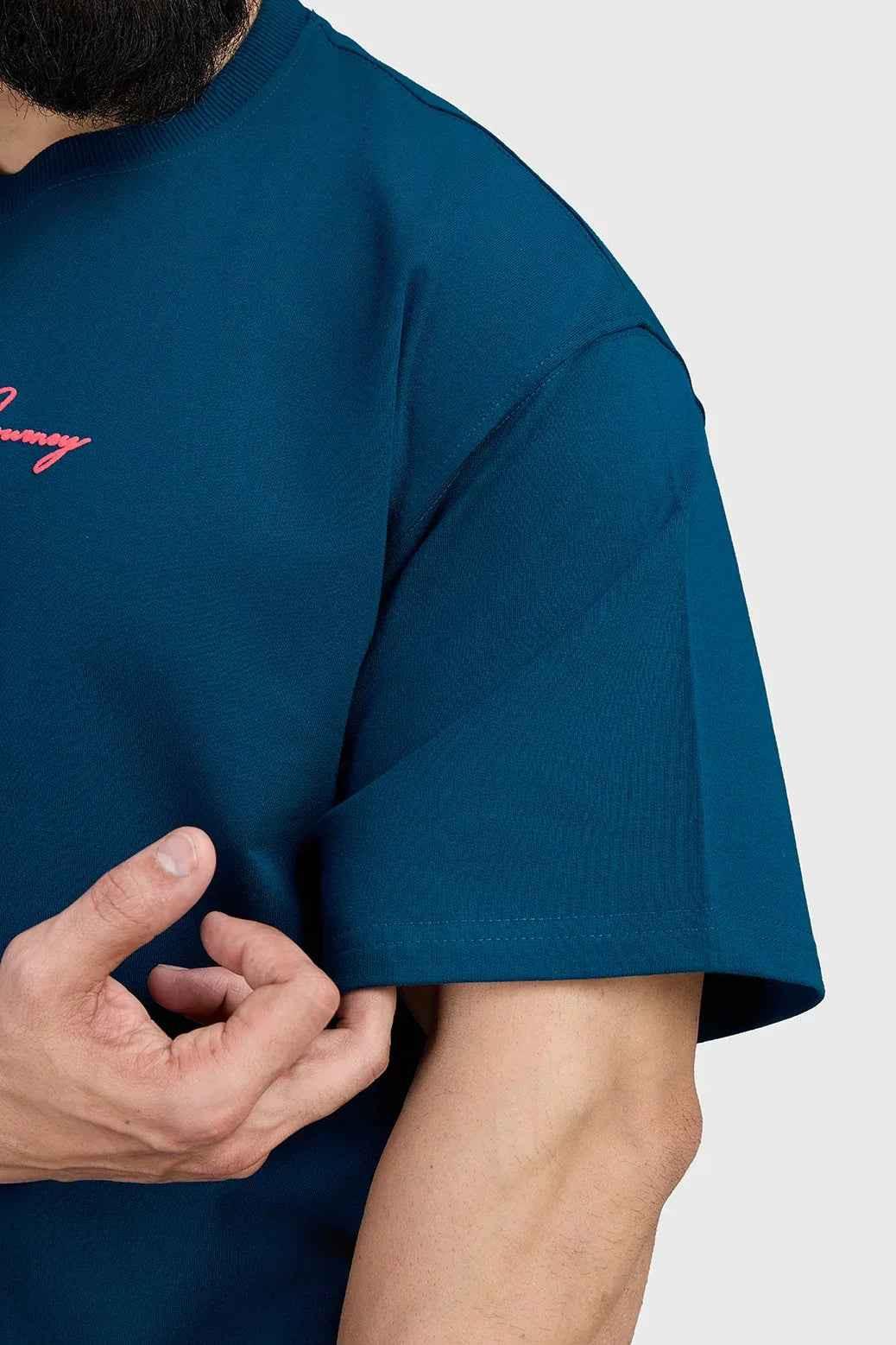Respect The Journey Oversized T-shirt Teal