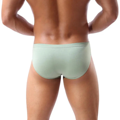 BRAVE PERSON Sexy Men's Briefs Cotton Underwear U Convex Pouch Low Waist - ShopHub