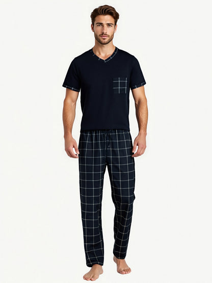 Men's Plaid Pajama Sets: Comfortable Lounge Wear for Ultimate Relaxation