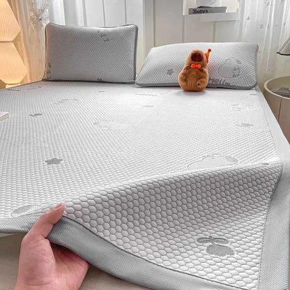 New Capibara Cooling Mat for Bed Breathable Sleeping Naked Ice Bean Summer Mat Coolness Bed Mat Cool Down Mattress Protector Pad