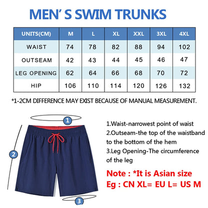Men's classic polyester board shorts with a bright floral pattern, featuring a comfortable waistband and adjustable drawstring.