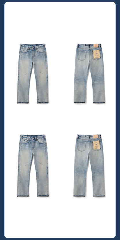 SIMWOOD High Standard Loose Straight 14.3oz Selvedge Denim Jeans