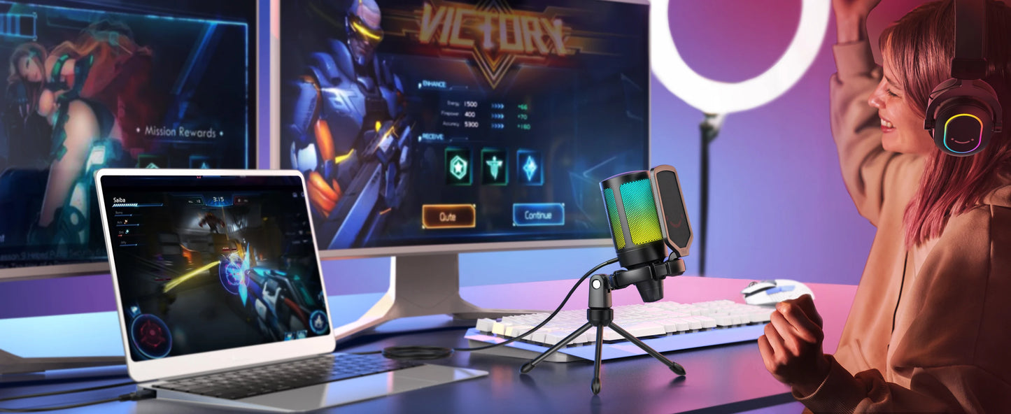 FIFINE USB Microphone for Gaming: Elevate Your Streaming Experience