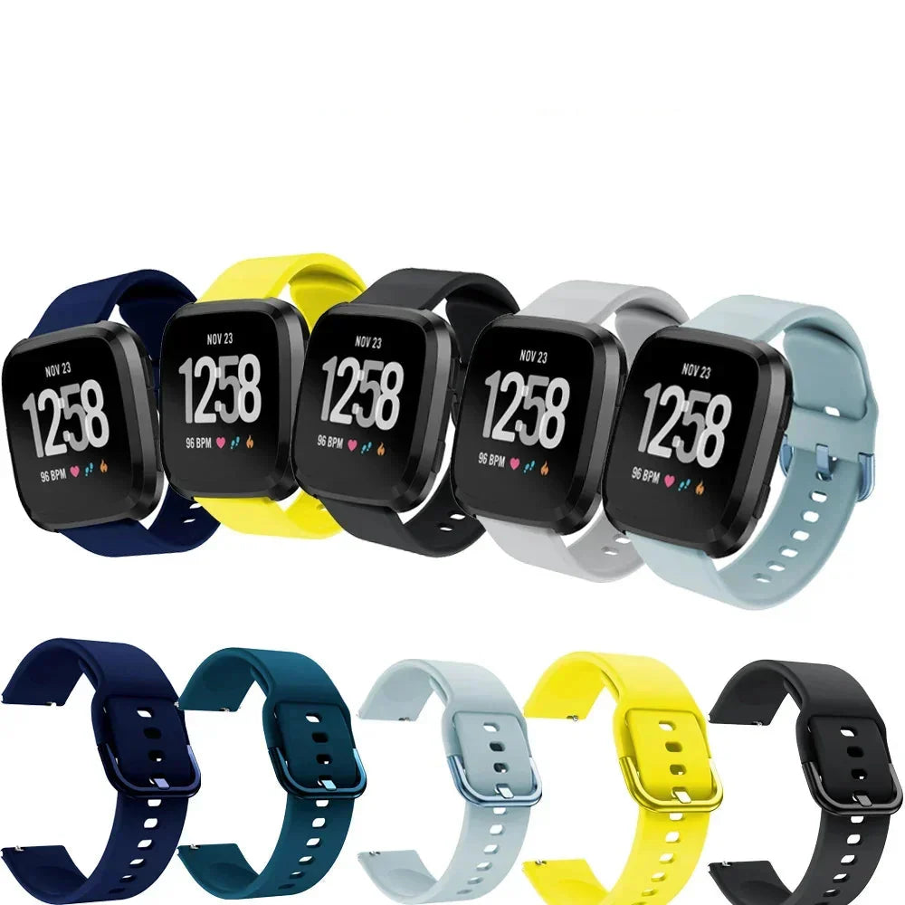 Silicone Strap for the Fitbit Versa Lite/Versa/Versa 2/Blaze Series (available in 9 colours) Habicare