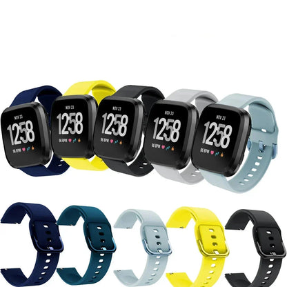Silicone Strap for the Fitbit Versa Lite/Versa/Versa 2/Blaze Series (available in 9 colours) Habicare