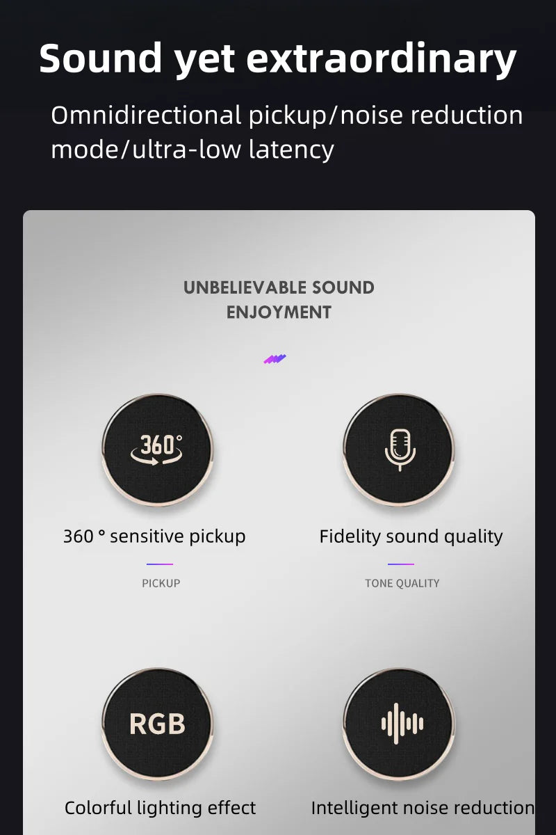 Bluedio S3000 Microphone - USB/XLR Dynamic Mic for Gaming, Streaming, and PS5/4 with Headphone Jack, RGB, and Mute Function - ShopHub
