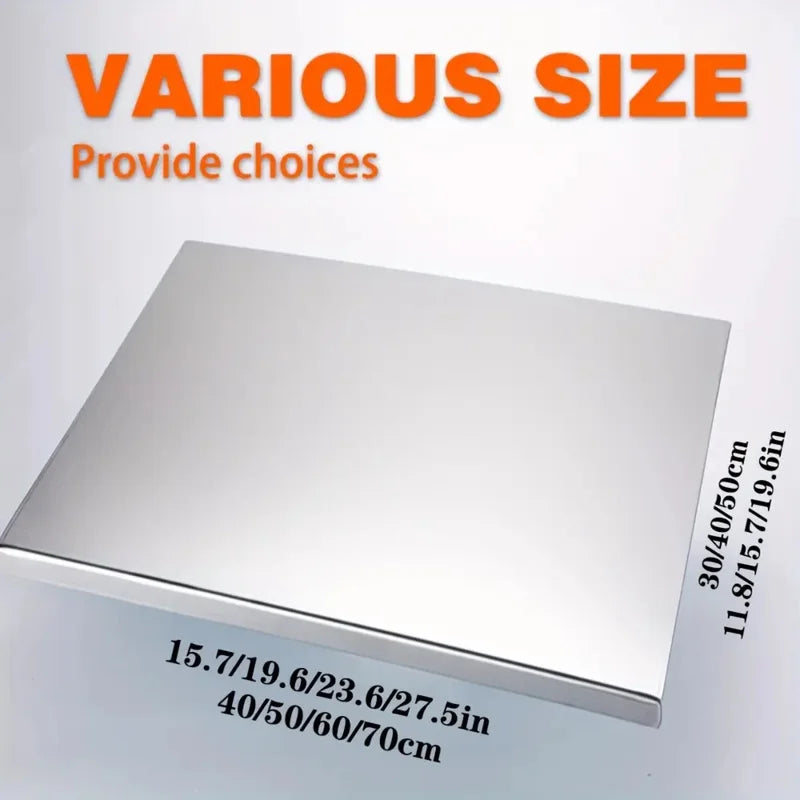 Large Foldable Stainless Steel Cutting Board - ShopHub