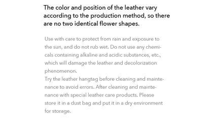 BAFELLI Floral Leather Flap Crossbody Bag