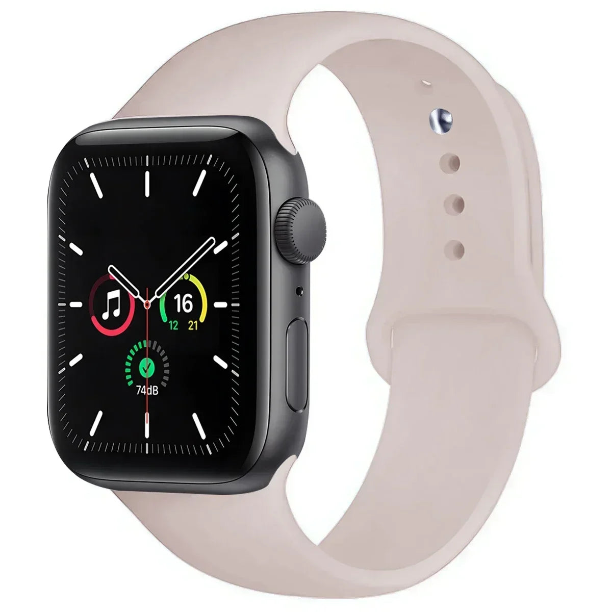 Silicone Replacement Strap for Apple Watch Series (38mm - 42mm) (available in 45 colours) Habicare