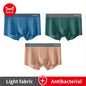 Experience Unmatched Comfort with MiiOW Silk Boxer Briefs – 3-Pack of Traceless Lightweight Antibacterial Men's Underwear