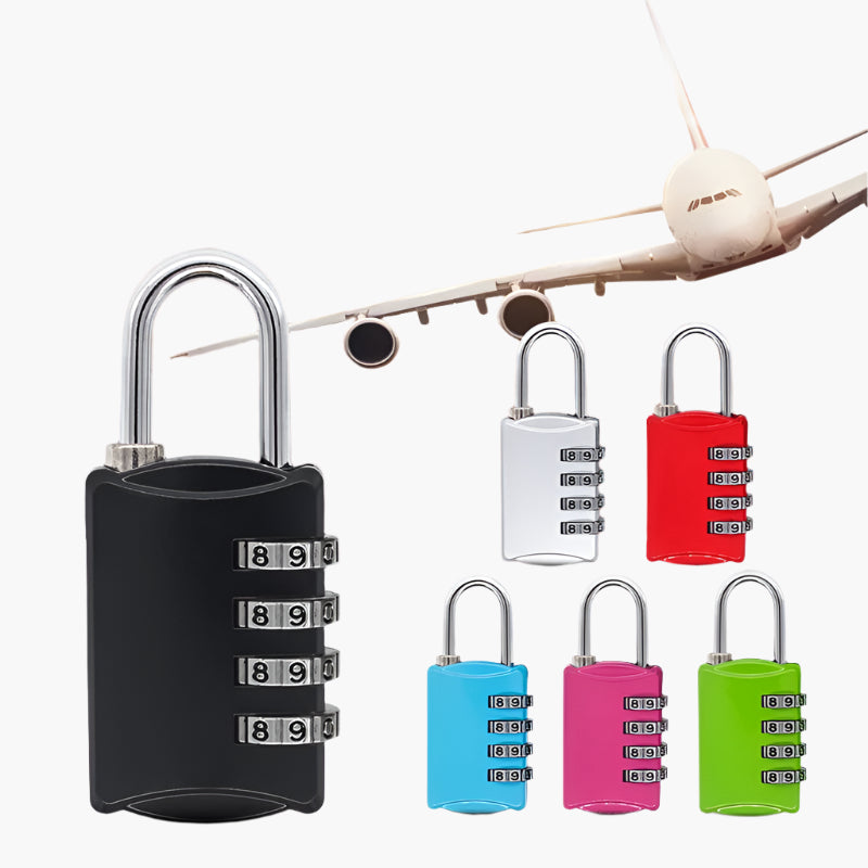 Mini 4-Digit Combination Lock (available in 3 colours) Habicare