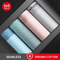 MiiOW Sexy Cotton Men Underpants - 4Pcs Graphene Antibacterial Breathable Boxer Briefs - ShopHub
