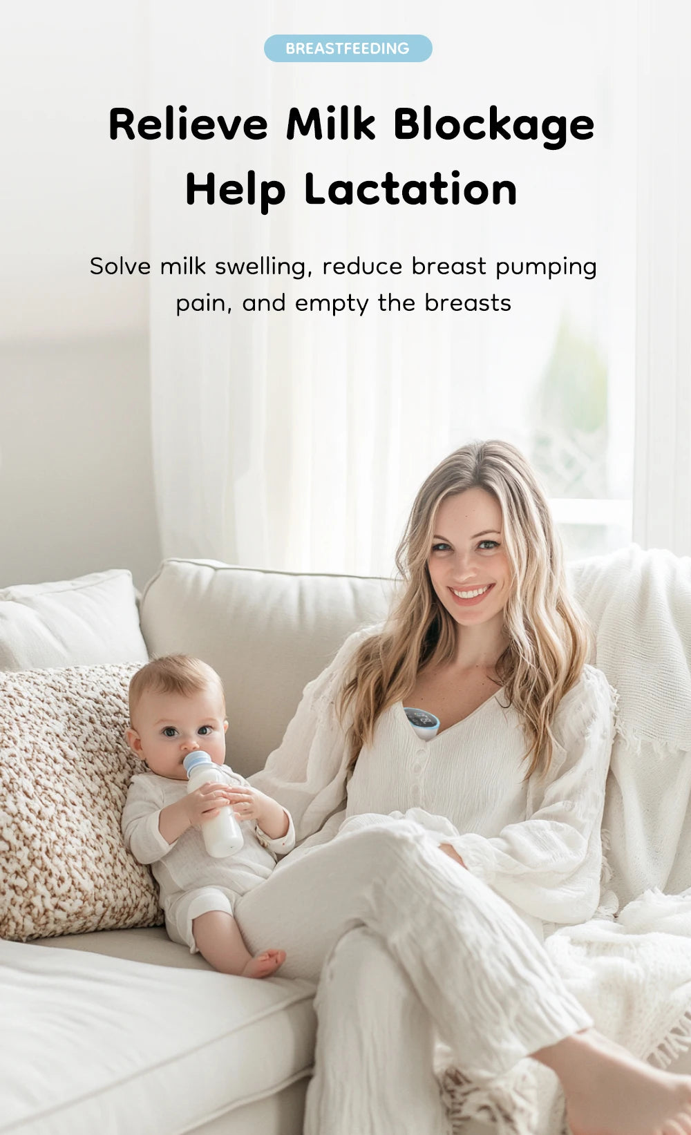 Dr.Isla Wearable Electric Breast Pump Set
