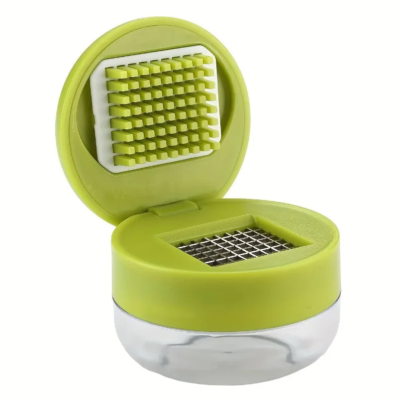 Manual Garlic Press Crusher - 1Pc Mincer Ginger Squeezer Kitchen Accessory for Home Cooking, Camping, and BBQ - ShopHub