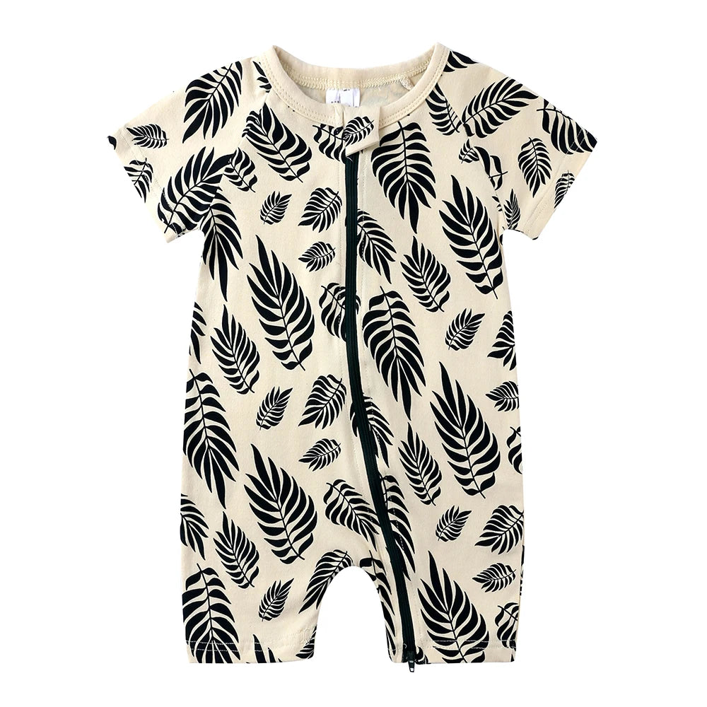 Kids Tales Sunshine Stories Cotton-Blend Printed Romper