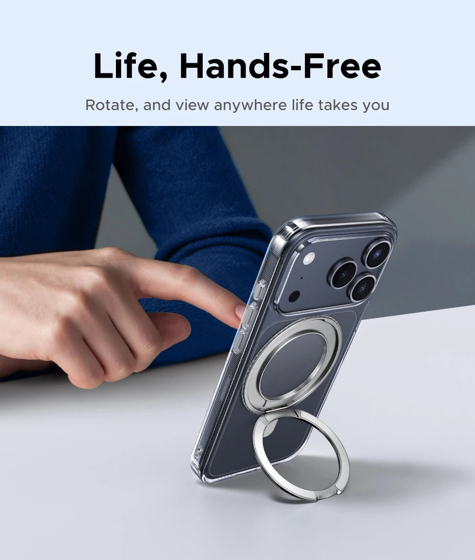 UGREEN 360° Magnetic Stand Case for iPhone 18, 17, & Pro Max Models