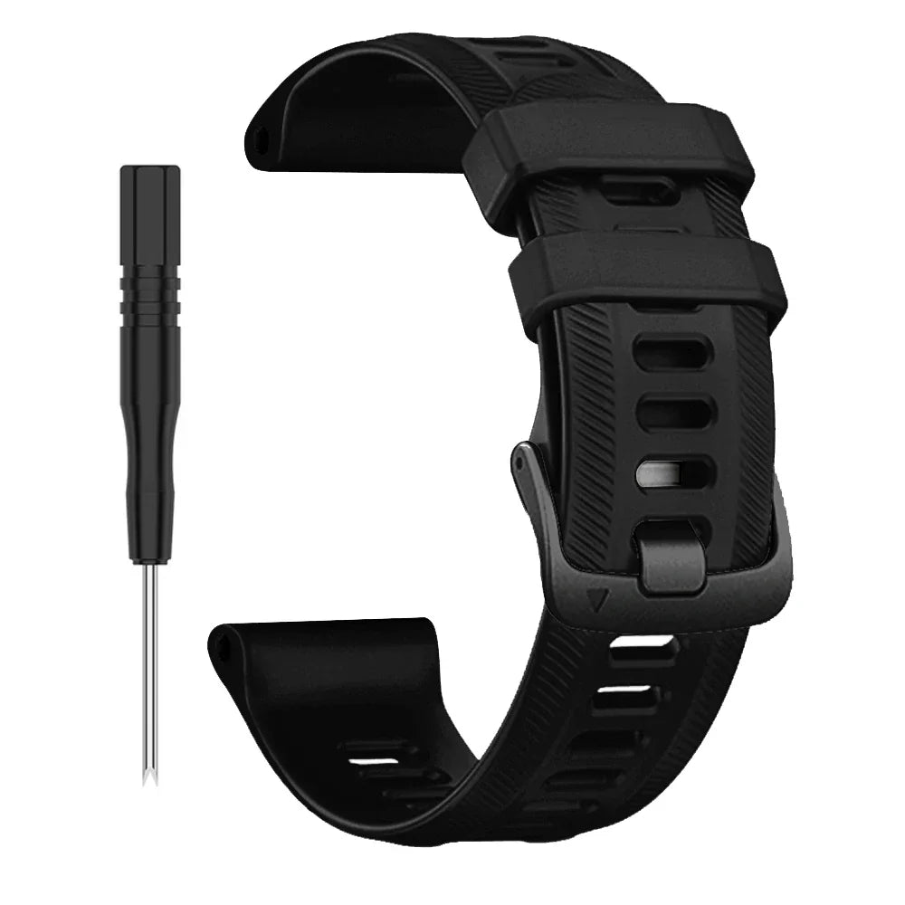 Sports Silicone Strap for the Garmin Forerunner Series - 22mm (10 different colours available) Habicare