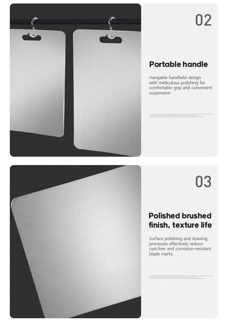 3PCS Stainless Steel Cutting Board - ShopHub