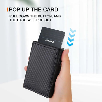 RFID-Protected Carbon Fiber Card Holder