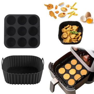 Silicone Air Fryer Square Molds