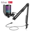 FIFINE USB Gaming Microphone Kit - Elevate Your Streaming Experience with Crystal Clear Sound