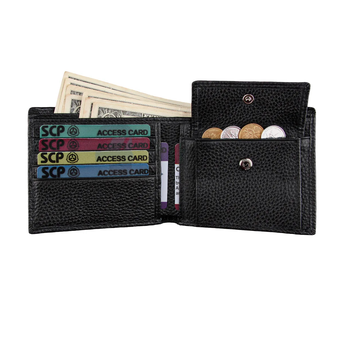 Premium Genuine Cow Leather Bifold Wallet