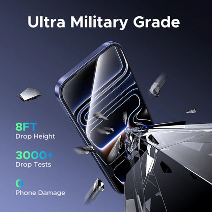 UGREEN 9D Full Cover Tempered Glass Screen Protector for iPhone 17 Pro Max