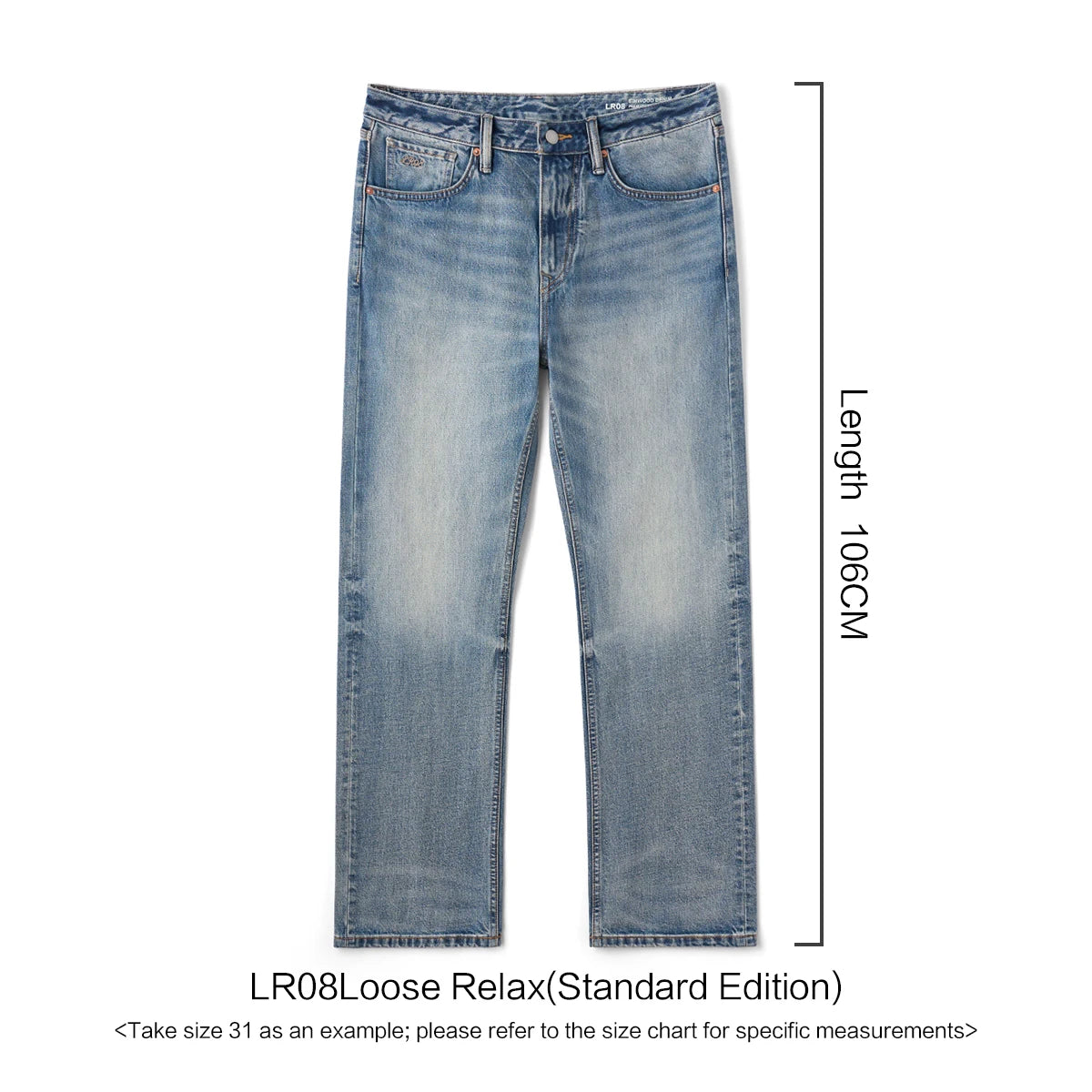 SIMWOOD Loose Relax 13.5oz Heavyweight Washed Vintage Jeans