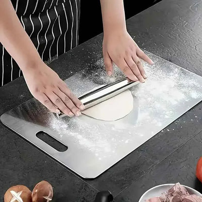 2pcs Stainless Steel Cutting Board Set