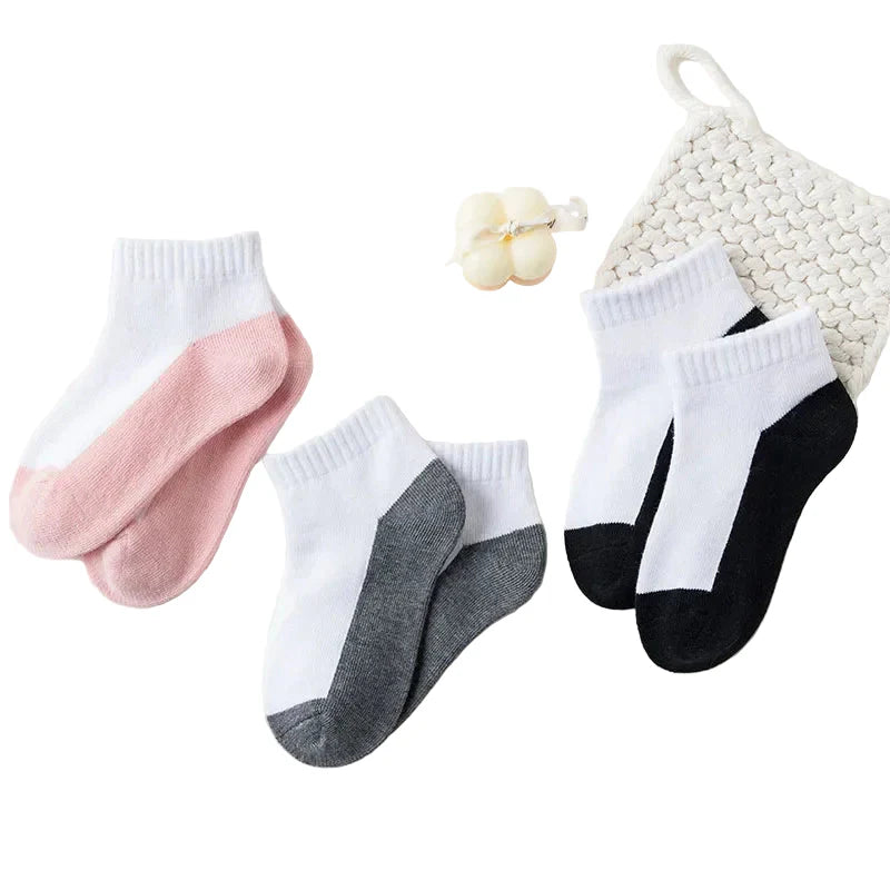 5 Pairs of Cotton Socks – For Boys & Girls (1–12 Years) Habicare