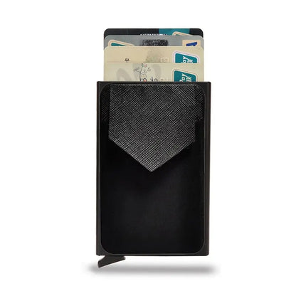 Multi Bank Credit Card Holder Men's Wallet RFID Business Anti-theft Slim Thin Wallet Men Money Card Bag Male Purses Walet Fo Men